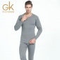 GK新品秋衣秋裤男士保暖内衣套装 纯棉线衣线裤棉毛衫厂家